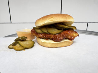 GOCHUJANG HONEY MUSTARD  Fried Chicken Sandwich